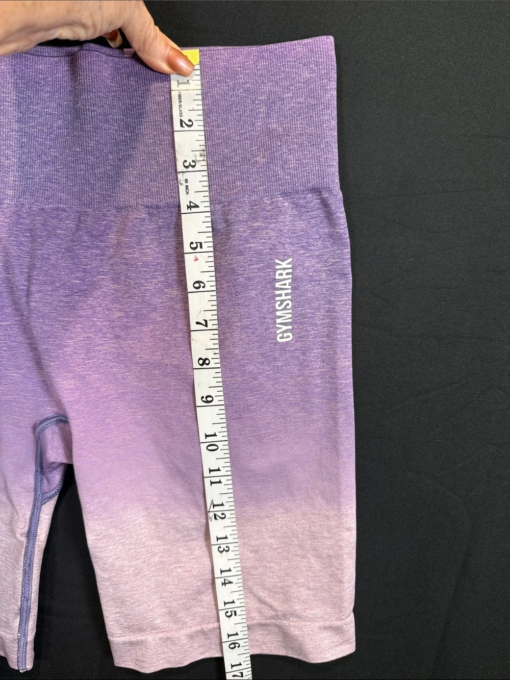 Gymshark Lavender to Light Pink Ombre Seamless Bike Shorts